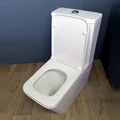 Унитаз напольный безободковый с быстросъемным сиденьем микролифт Teymi Helmi T40308 1205645