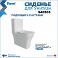 Сиденье для унитаза Teymi S40305 (совместимо T40305) быстросъемное дюропласт микролифт 1220113