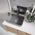 Раковина для ванной накладная Teymi Helmi 50 цвет графит мрамор T50282 1216196