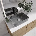 Раковина для ванной накладная Teymi Helmi 50 цвет графит мрамор T50282 1216196