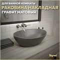Раковина для ванной накладная Teymi Lori 40 цвет графит матовый T50493 1209653 - фото 93190