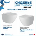 Сиденье для унитаза Teymi S40106 (совместимо T40106 T40112) быстросъемное дюропласт микролифт 1220078