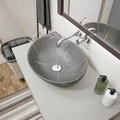 Раковина для ванной накладная Teymi Lori 40 цвет графит мрамор T50486 1216200