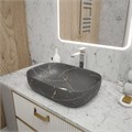 Раковина для ванной накладная Teymi Solli 60 artceramic цвет графит мрамор T50385 1216199