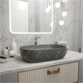 Раковина для ванной накладная Teymi Solli 60 artceramic цвет графит мрамор T50385 1216199