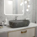 Раковина для ванной накладная Teymi Solli 60 artceramic цвет графит мрамор T50385 1216199