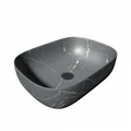 Раковина для ванной накладная Teymi Solli 60 artceramic цвет графит мрамор T50385 1216199
