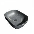 Раковина для ванной накладная Teymi Solli 60 artceramic цвет графит мрамор T50385 1216199