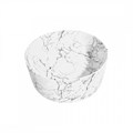 Раковина для ванной круглая накладная Teymi Lina D41 цвет белый мрамор T50198 1209631