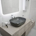Раковина для ванной накладная Teymi Solli 50 artceramic цвет графит мрамор T50384 1216198