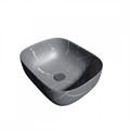 Раковина для ванной накладная Teymi Solli 50 artceramic цвет графит мрамор T50384 1216198