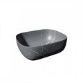 Раковина для ванной накладная Teymi Solli 50 artceramic цвет графит мрамор T50384 1216198