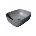 Раковина для ванной накладная Teymi Solli 50 artceramic цвет графит мрамор T50384 1216198