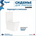 Сиденье для унитаза Teymi S40309 (совместимо T40309) сиденье микролифт 1215844
