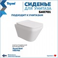 Сиденье для унитаза Teymi S40701 (совместимо T40701) быстросъемное дюропласт микролифт 1220080