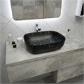Раковина для ванной накладная Teymi Solli 50 artceramic цвет черный мрамор T50394 1209646
