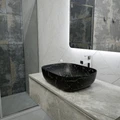 Раковина для ванной накладная Teymi Solli 50 artceramic цвет черный мрамор T50394 1209646