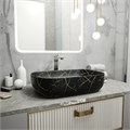 Раковина для ванной накладная Teymi Solli 60 artceramic цвет черный мрамор T50399 1209651