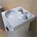 Раковина над стиральной машиной 60х60 литьевой мрамор Teymi Satu Buta T50404 1197800