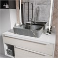 Раковина для ванной накладная Teymi Helmi S 48 цвет гграфит мрамор T50283 1216197