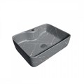 Раковина для ванной накладная Teymi Helmi S 48 цвет гграфит мрамор T50283 1216197