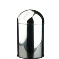Ведро из нерж. cтали 10л. c крышкой push-open 14114.B, шт 14114.10.B - фото 94433