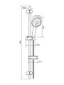 Agger Breeze A011 душевой гарнитур, хром A011 - фото 9481 Agger Breeze A011 душевой гарнитур, хром A011 - фото 9481