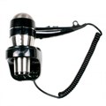 Фен HOTELline настенный с антивандальной защитой 1800 W черный/матовый,, шт 02058.S - фото 94919