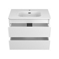 RIVA - 80 Тумба подвесная с 2 ящ. белый + раковина УТ000026198