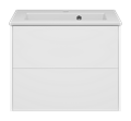 TOY - 60 Тумба подвесная с 2 ящ. белый + раковина УТ000025659