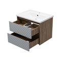 CHESTER - 65 Тумба подвесная с 2 ящ. + раковина УТ000022880
