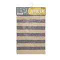 Коврик для ванной 1-ый Fixsen AMBER, FX-8040W, mix синий+бежевый, 50х80см FX-8040W