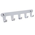 Планка 5 крючков Fixsen, FX-805-5, хром FX-805-5 - фото 95569