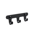 Планка 3 крючка Fixsen, FX-805B-3, черный FX-805B-3 - фото 95904