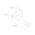 Бумагодержатель без крышки FIXSEN Lux Chrome (FX-15010A) FX-15010A