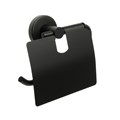 Бумагодержатель с крышкой черный FIXSEN Comfort Black (FX-86010) FX-86010 - фото 95993