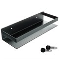 Полка прямоугольная одноэтажная FIXSEN HOTEL черная (FX-31003G) FX-31003G - фото 96130