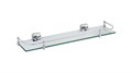 Полка стеклянная с ограничителем FIXSEN Kvadro (FX-61303B) FX-61303B - фото 96299