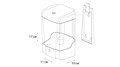 Дозатор для жидкого мыла сенсорный FIXSEN HOTEL (FX-31012G) FX-31012G