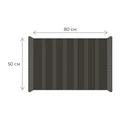Коврик для ванной 1-ый Fixsen SANDAL,  FX-8020K, серый, 50х80см FX-8020K