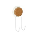 Крючок двойной FIXSEN Magic White (FX-47005A) FX-47005A - фото 96664