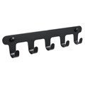 Планка 5 крючка Fixsen, FX-805B-5, черный FX-805B-5 - фото 96742