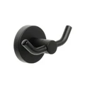 FX-86005A "COMFORT BLACK" Крючок двойной черный (20 шт) FX-86005A