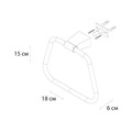 Полотенцедержатель кольцо FIXSEN Trend Graphite (FX-98011) FX-98011