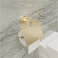 Бумагодержатель с крышкой золото-сатин FIXSEN Comfort Gold FX-87010) FX-87010