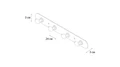 FX-1414 Equipment Планка 4 крючка FX-1414