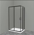 Душевой уголок BelBagno UNO-195-AH-1-120/80-C-NERO UNO-195-AH-1-120/80-C-NERO - фото 97194