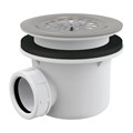 Alcaplast  Cифон для душевого поддона с нержавеющей peшeткой  A48 A48 - фото 97255