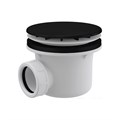 Alcaplast  Сифон для душевого поддона черный- мат  A49BLACK A49BLACK - фото 97259