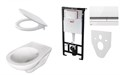 Alcaplast  Комплект 6 v 1 с WC ALCA RIMFLOW и панелью смыва M1720-1  Сет 6 v 1 с WC ALCA RIMFLOW+ M1720-1 Сет 6 v 1 с WC ALCA RIMFLOW+ M1720-1 - фото 97567